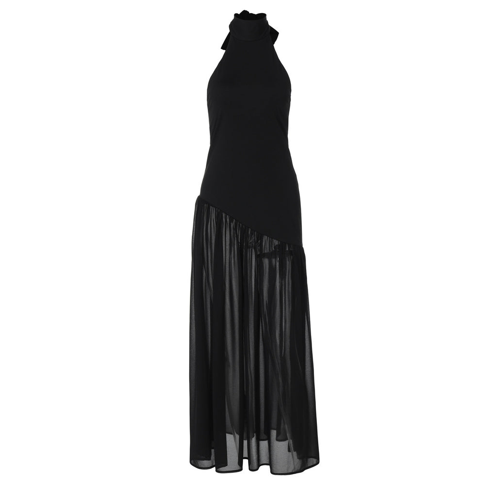 Women's Fashion Slim Fit Skirt Solid Color Dress