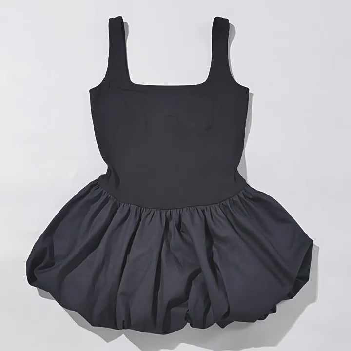 Women's Fashion Stitching Vest Dress